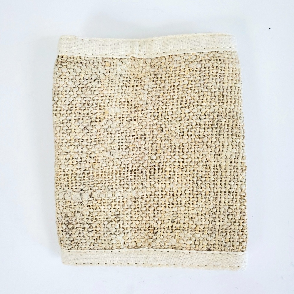 NWOT Hemp Handmade Trifold wallet